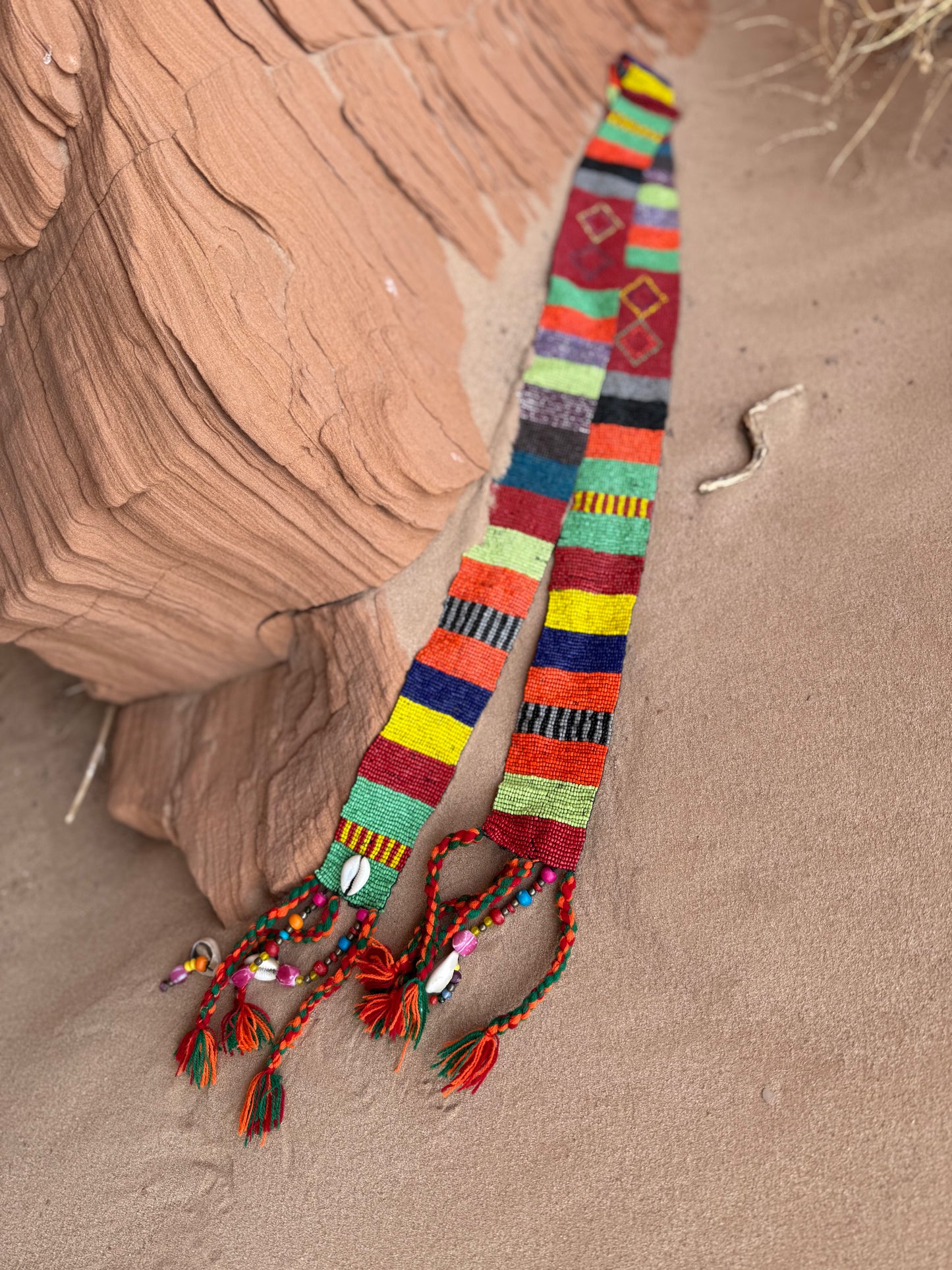 Vintage African Beaded Sash