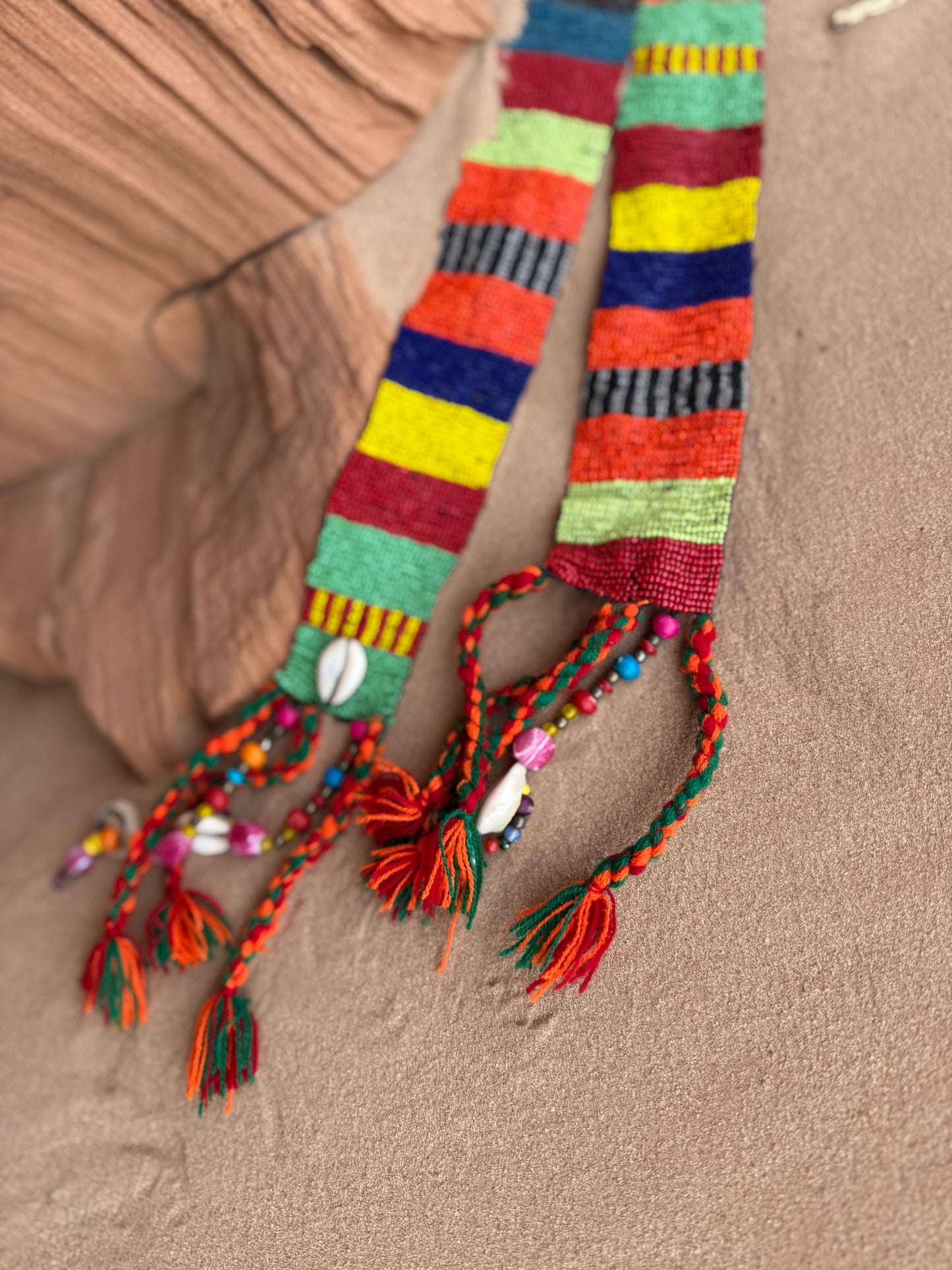 Vintage African Beaded Sash