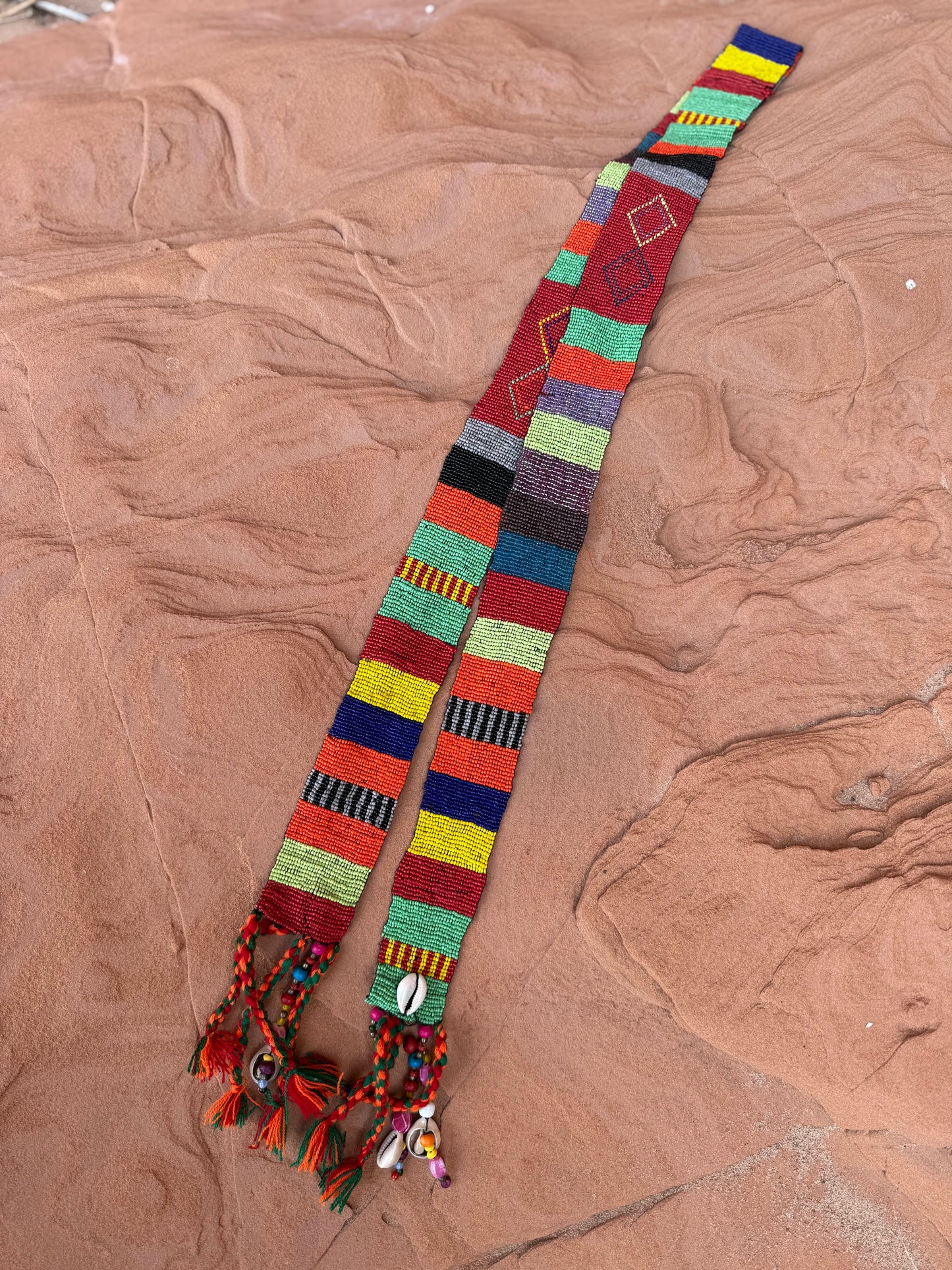 Vintage African Beaded Sash