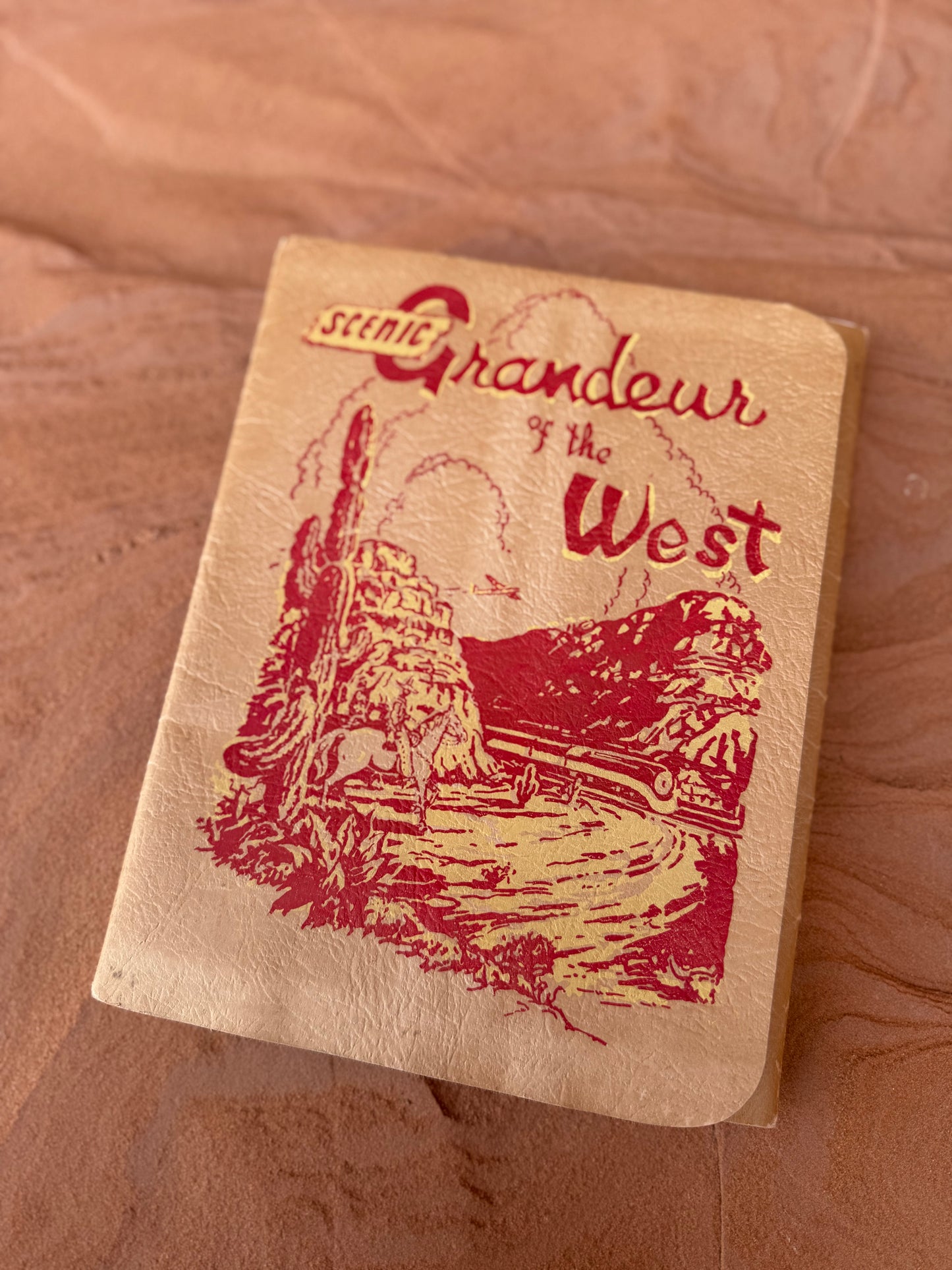 Vintage Travel Book with Print Series