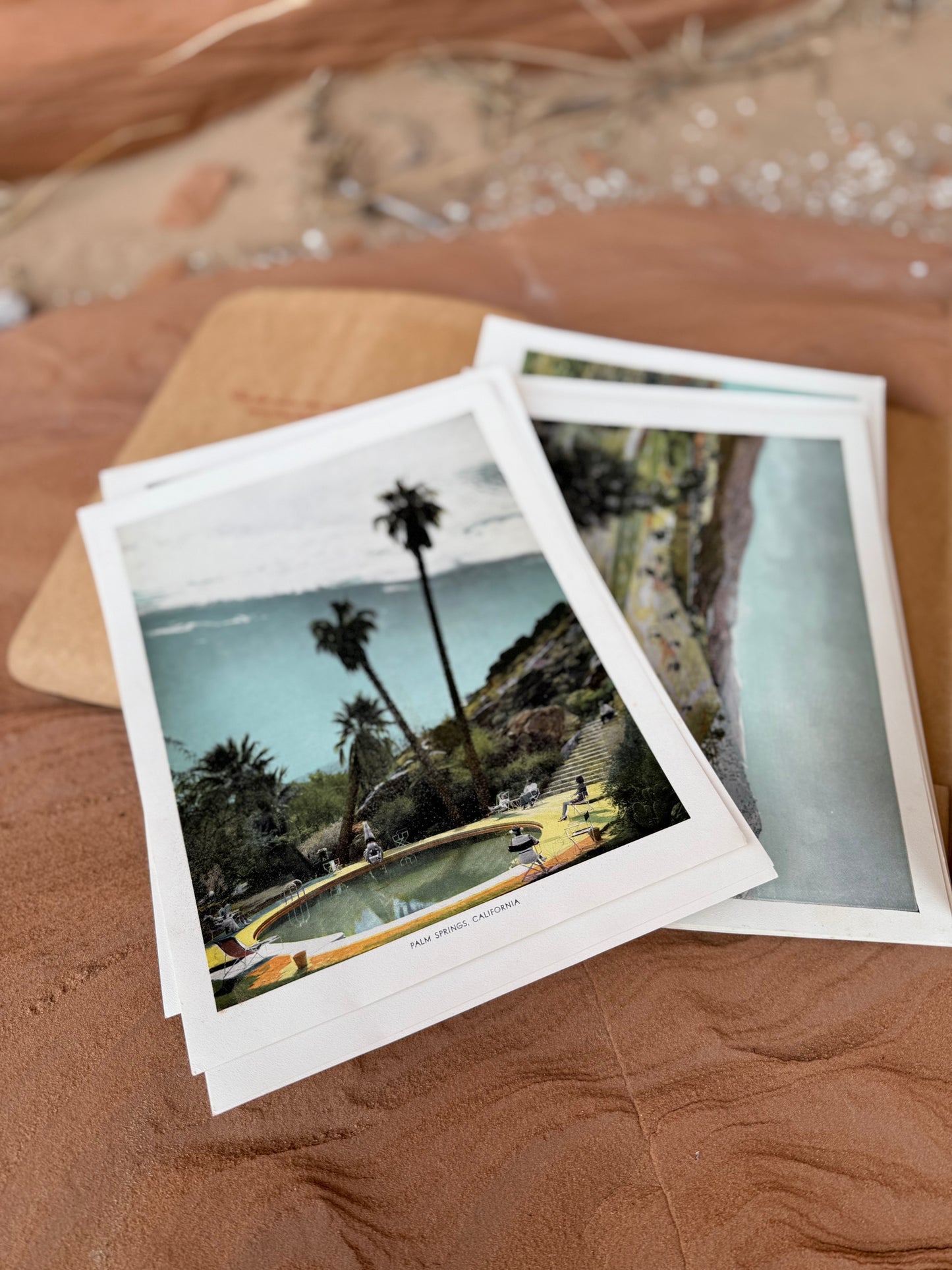 Vintage Travel Book with Print Series