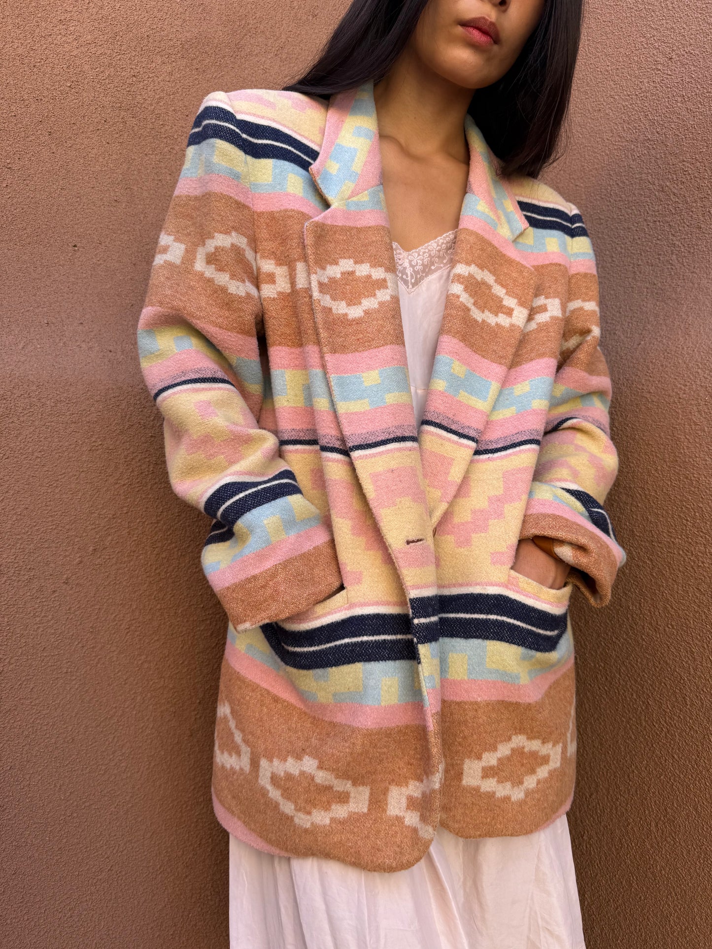 Vintage Southwest Blanket Blazer