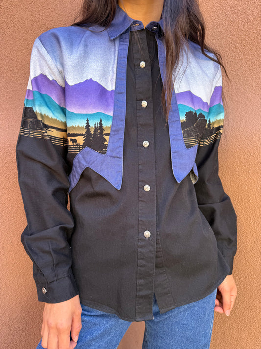 Vintage 80s Southwest Rodeo Shirt