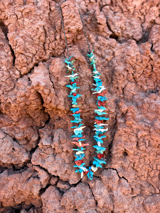 🤎 Vintage Carved Fetish Necklace