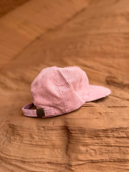 4KINSHIP Thundercloud Cordoroy Hat- DESERT PINK