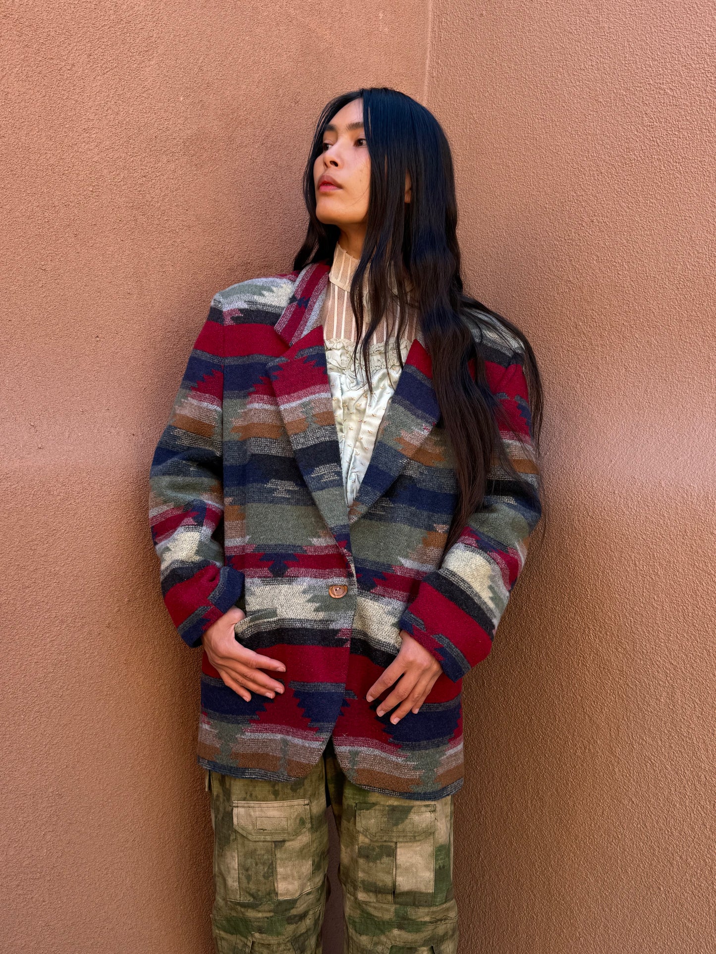 Vintage Southwest Blanket Blazer