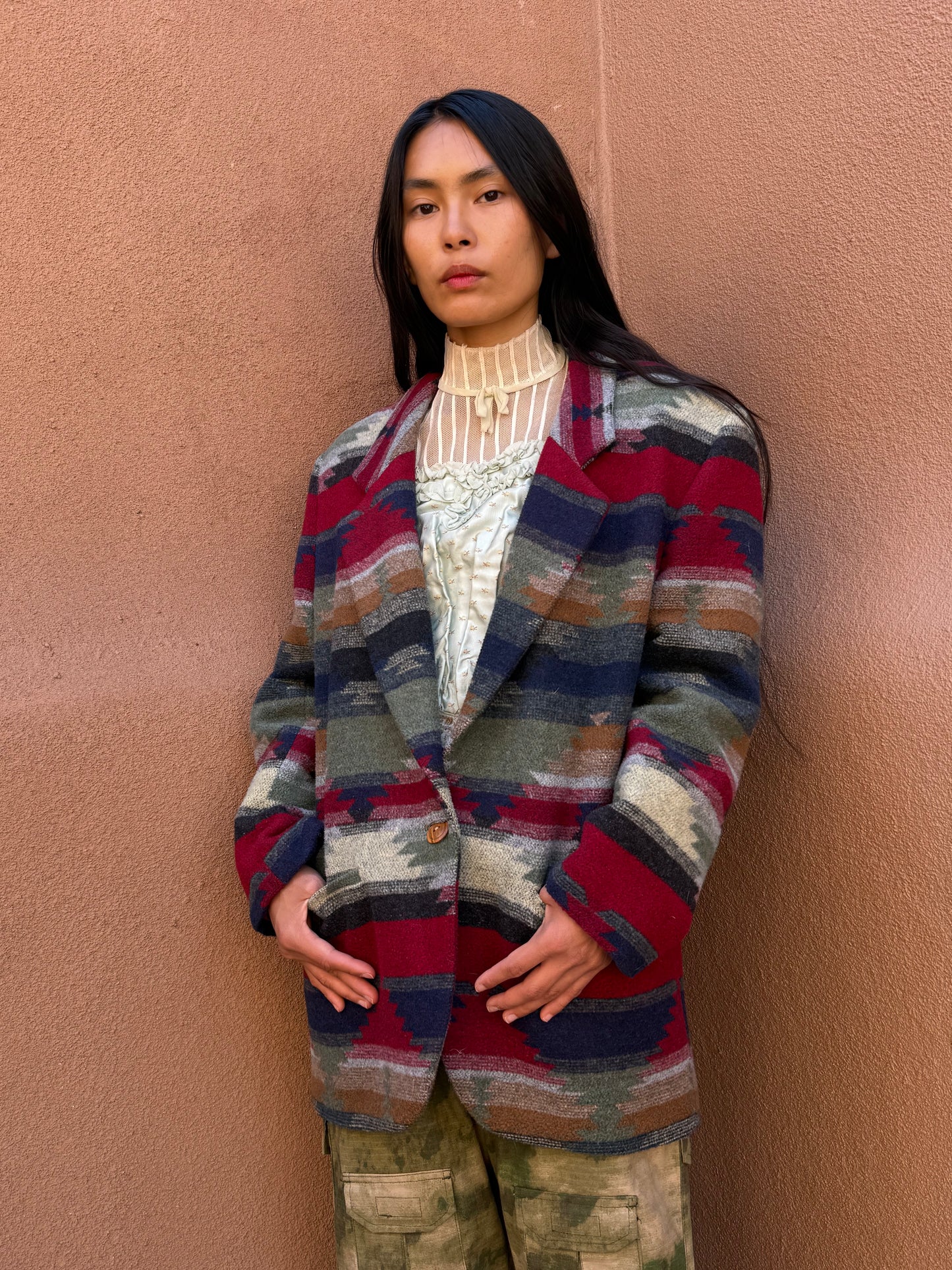 Vintage Southwest Blanket Blazer