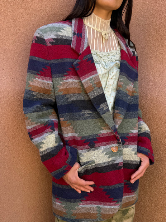 Vintage Southwest Blanket Blazer
