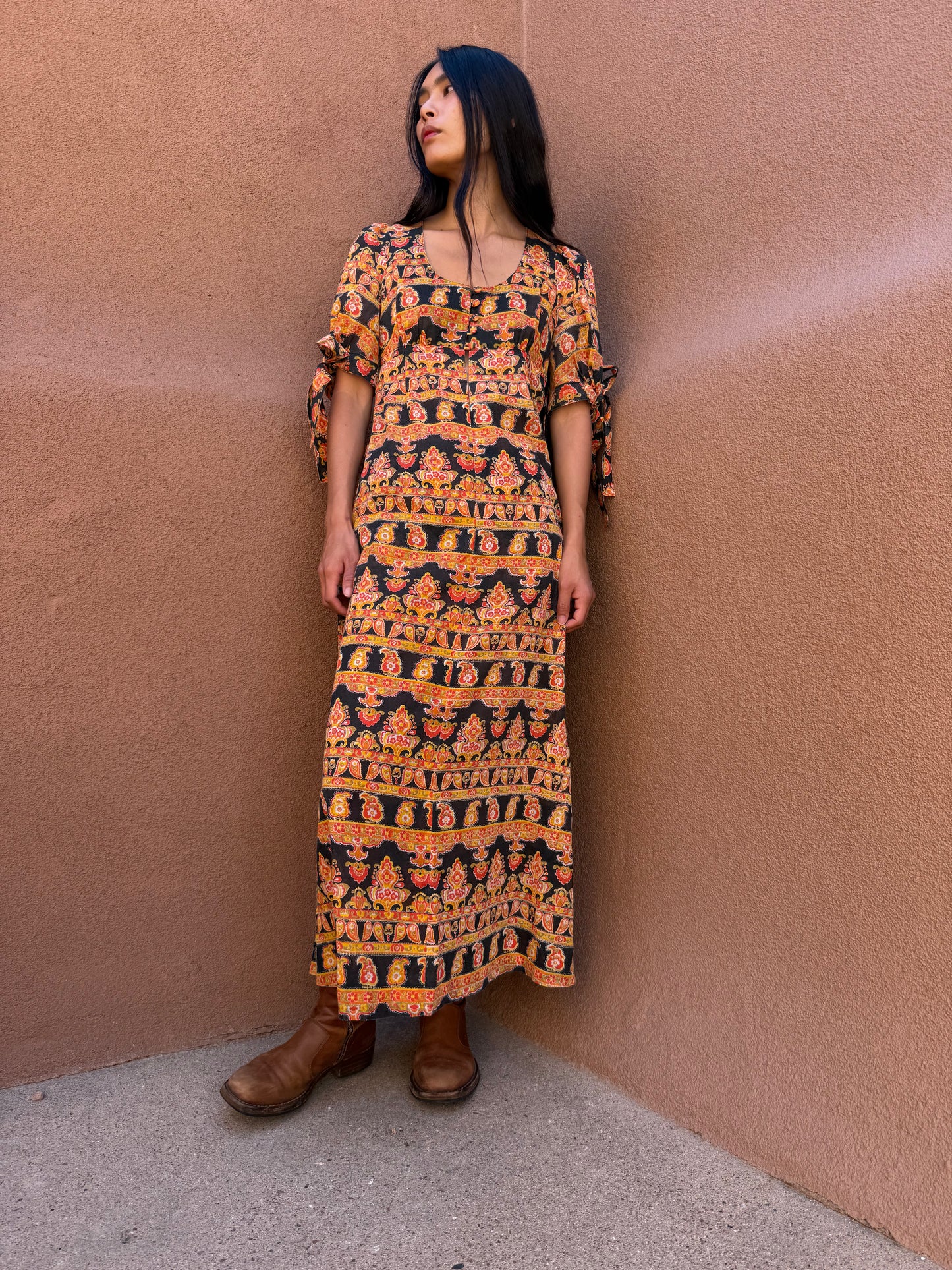 Vintage 70s  2-Piece Set – Bohemian Paisley Dream