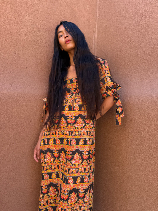 Vintage 70s  2-Piece Set – Bohemian Paisley Dream