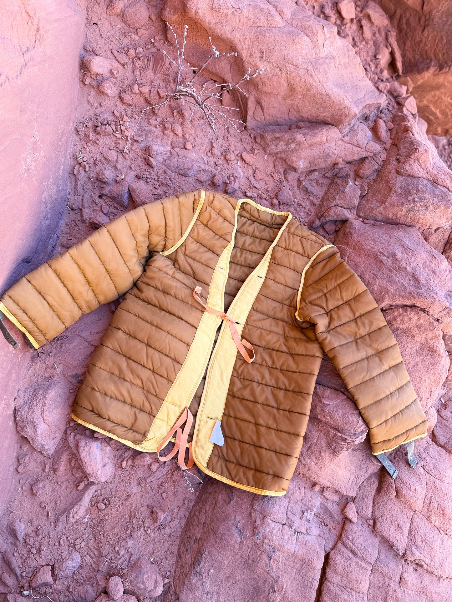 Vintage Military Quilted Cardigan