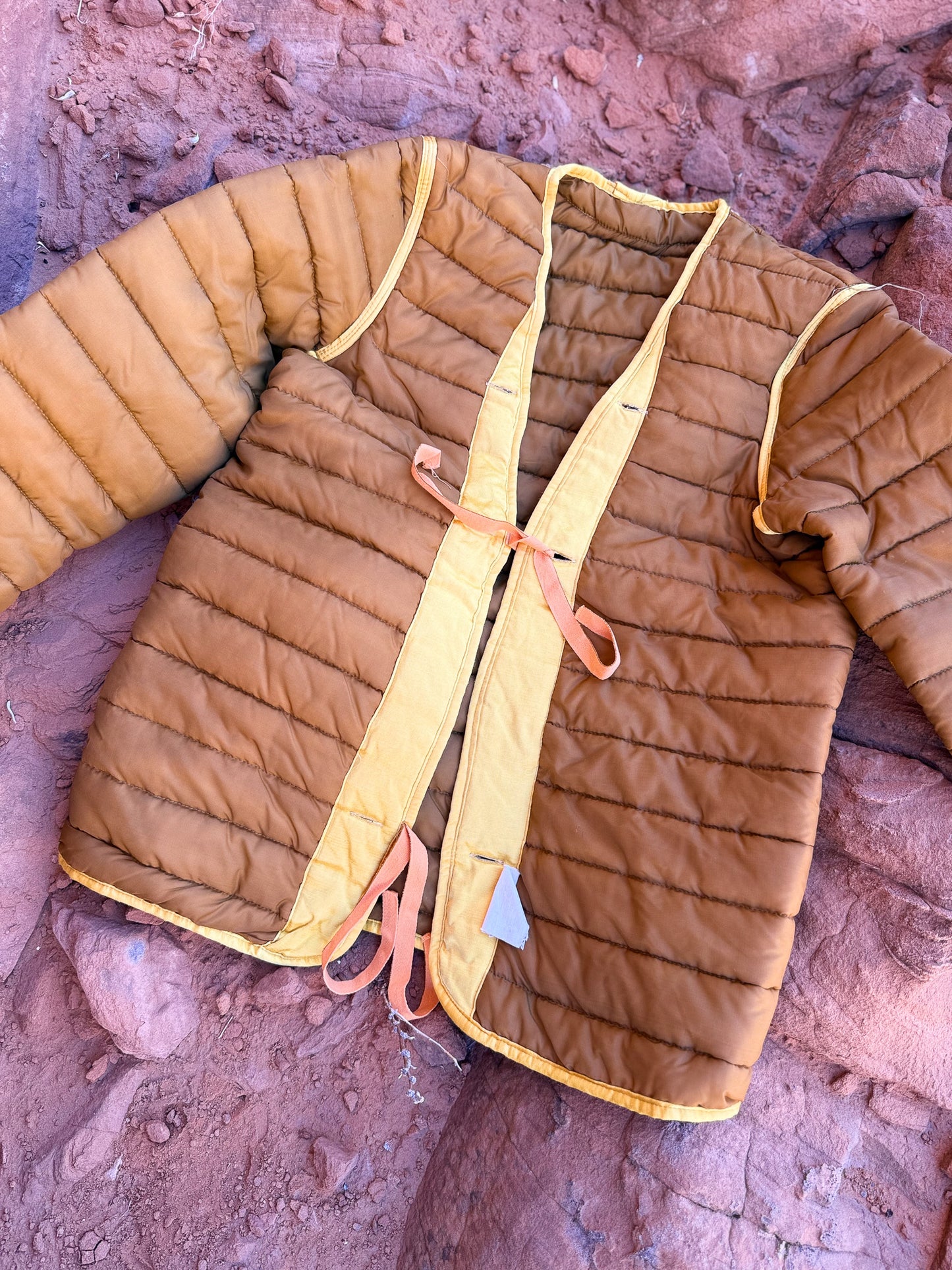 Vintage Military Quilted Cardigan