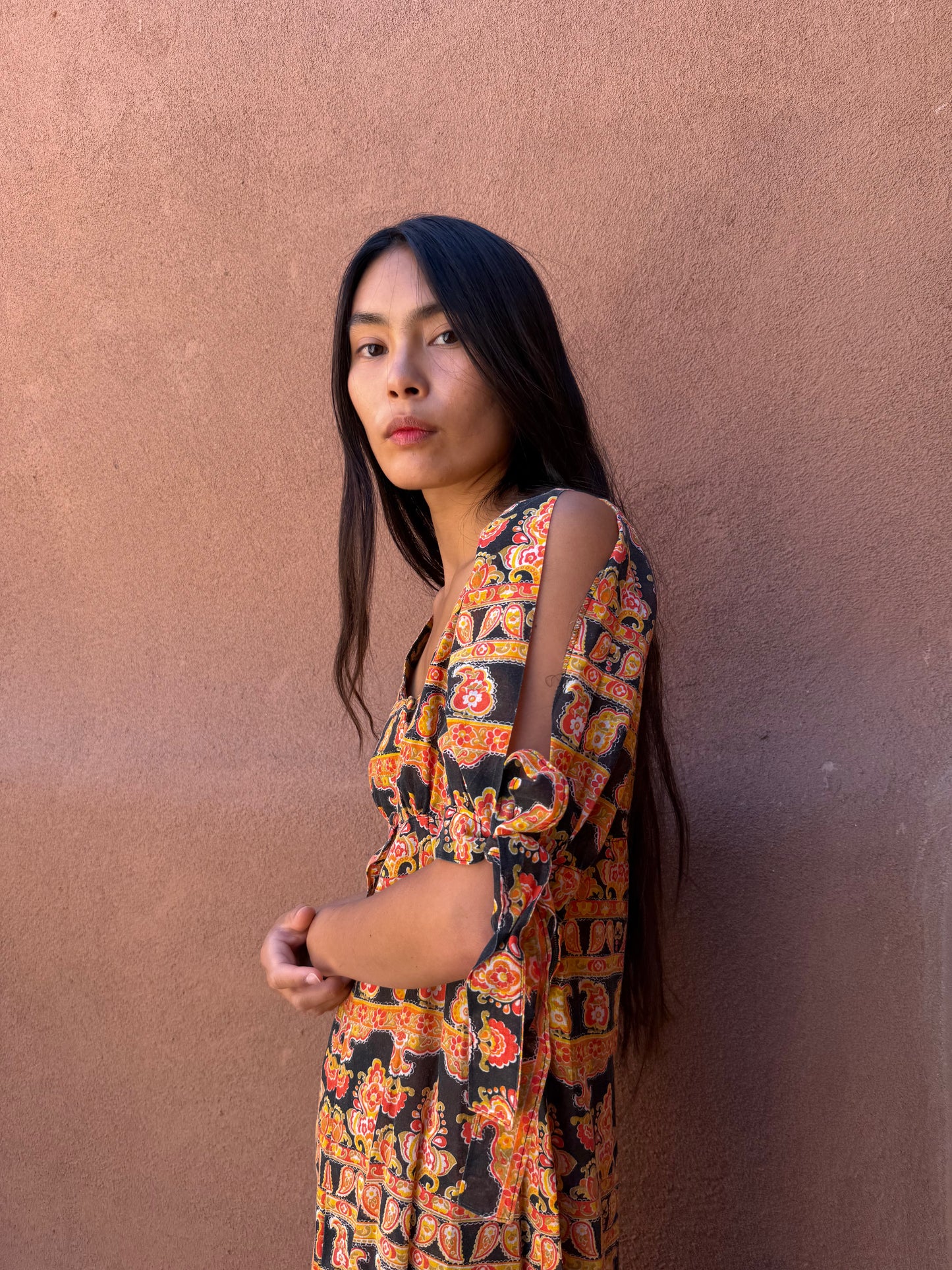 Vintage 70s  2-Piece Set – Bohemian Paisley Dream