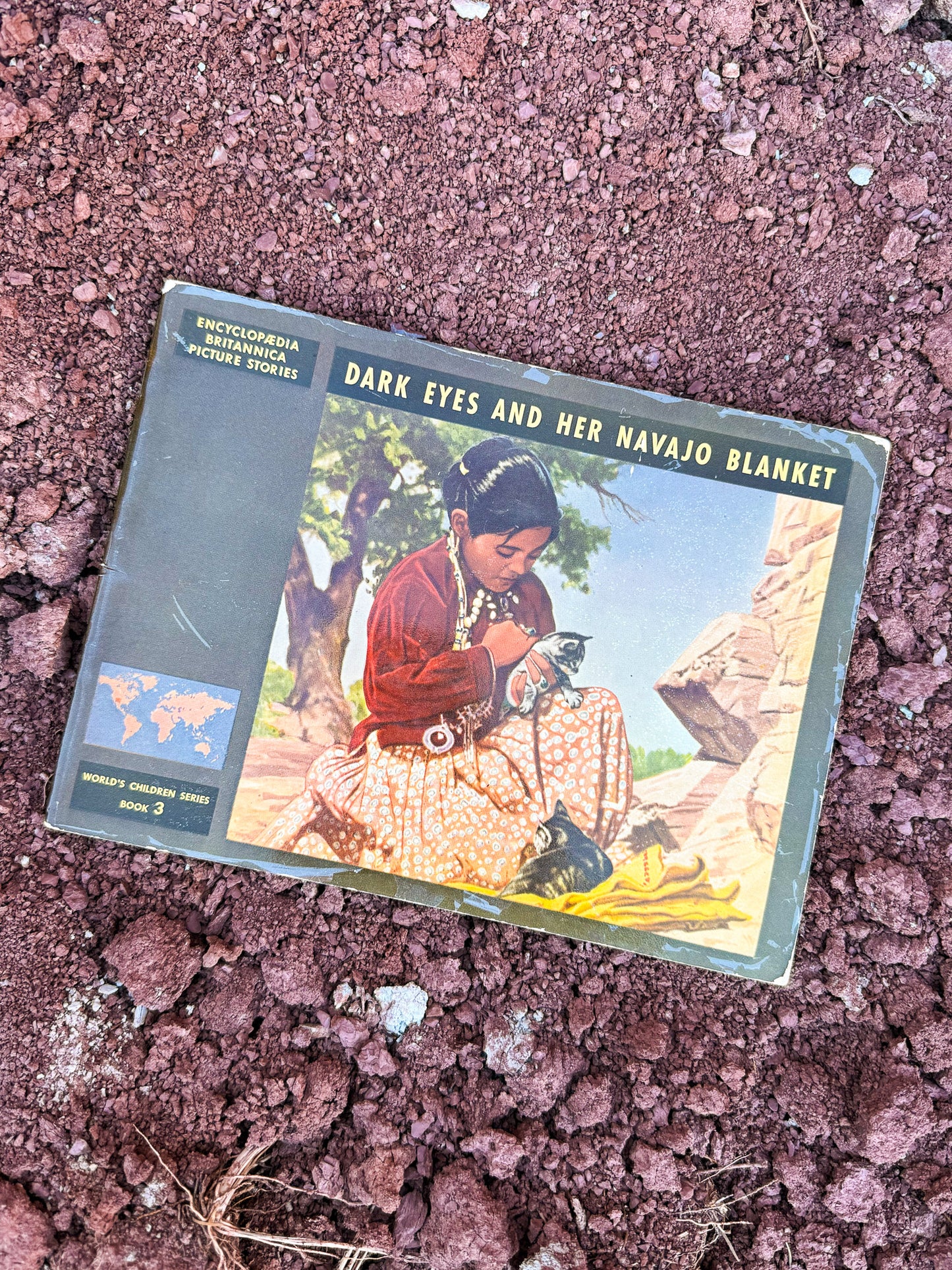 Dark Eyes and Her Navajo Blanket by Elizabeth K. Solem 1947