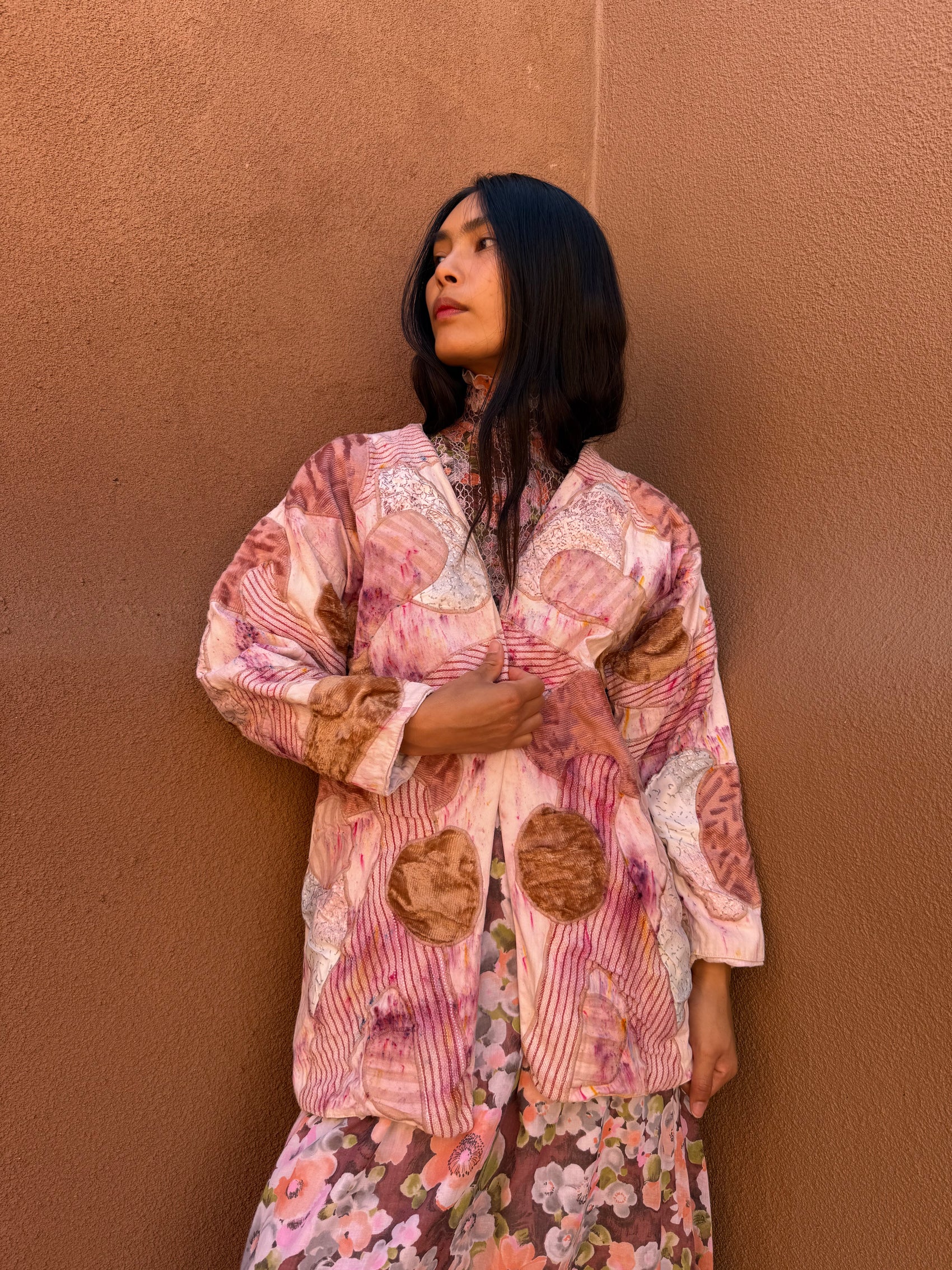 Upcycled Vintage Mexican 70s Folk Art Jacket