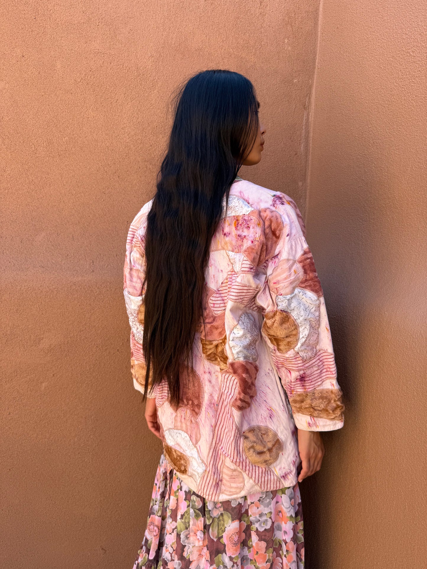 Upcycled Vintage Mexican 70s Folk Art Jacket