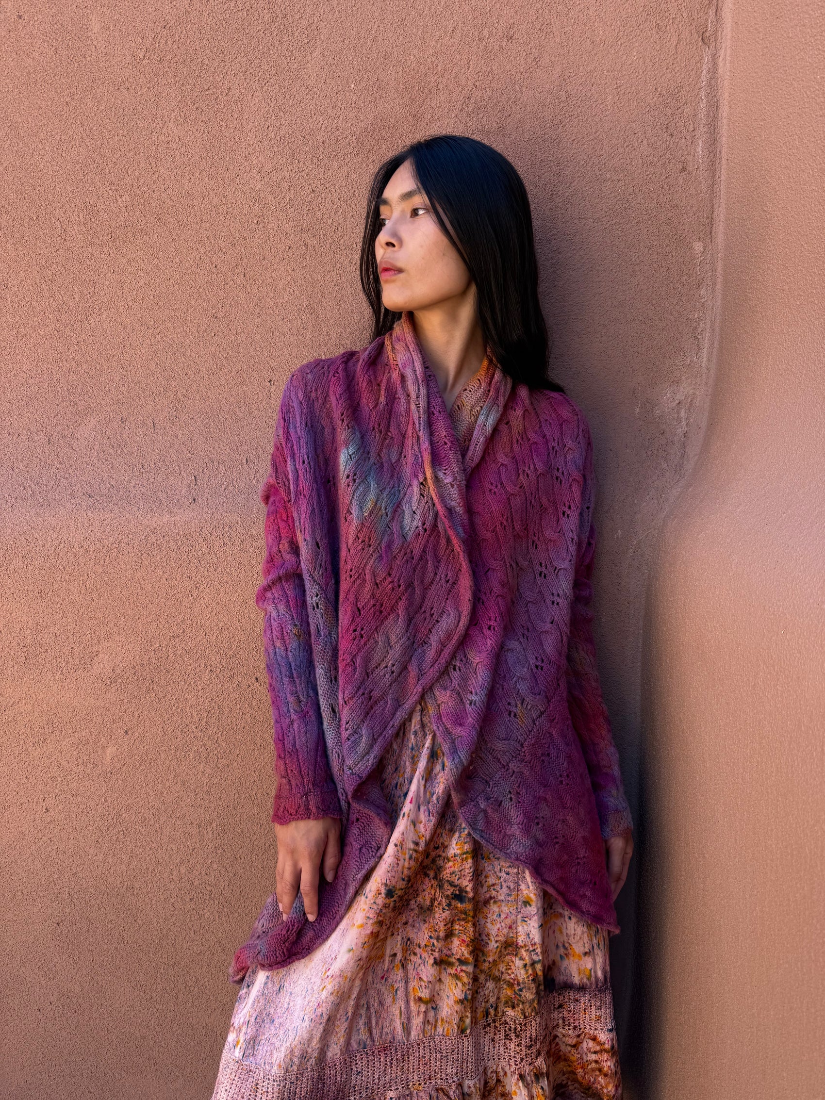Upcycled Vintage Cashmere Blend Cardigan