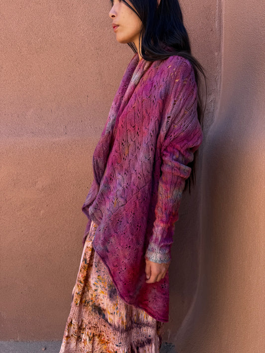 Upcycled Vintage Cashmere Blend Cardigan