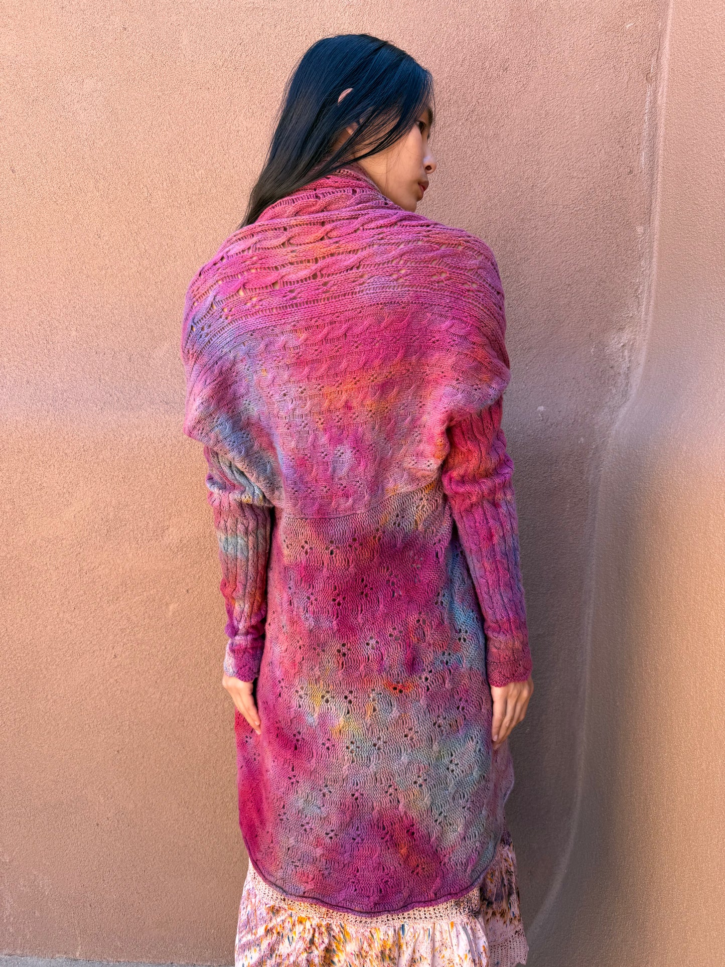 Upcycled Vintage Cashmere Blend Cardigan