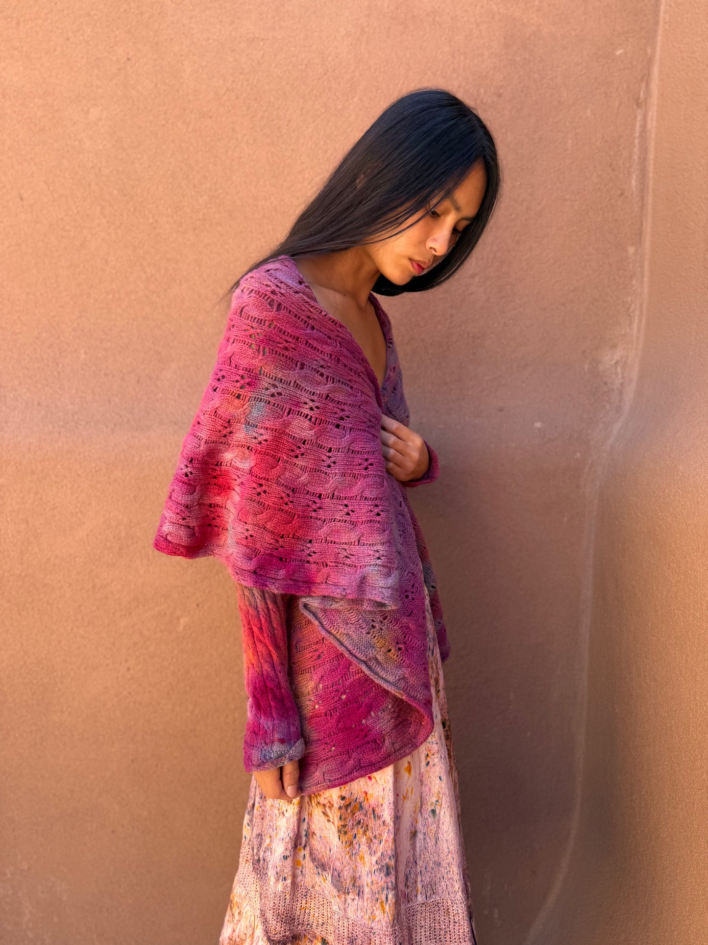 Upcycled Vintage Cashmere Blend Cardigan