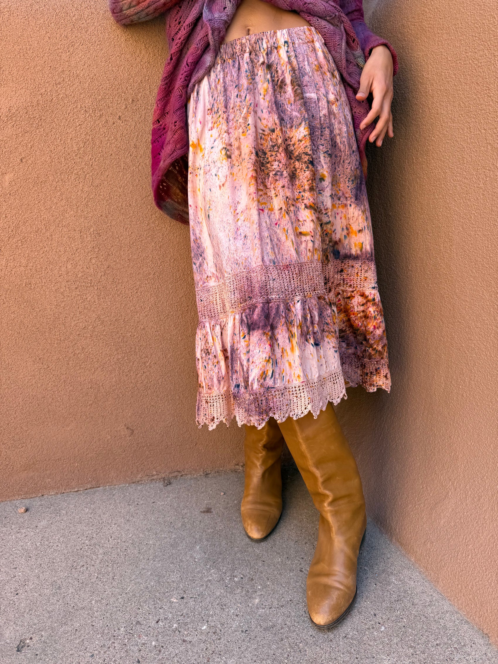 Upcycled Vintage Victorian Skirt
