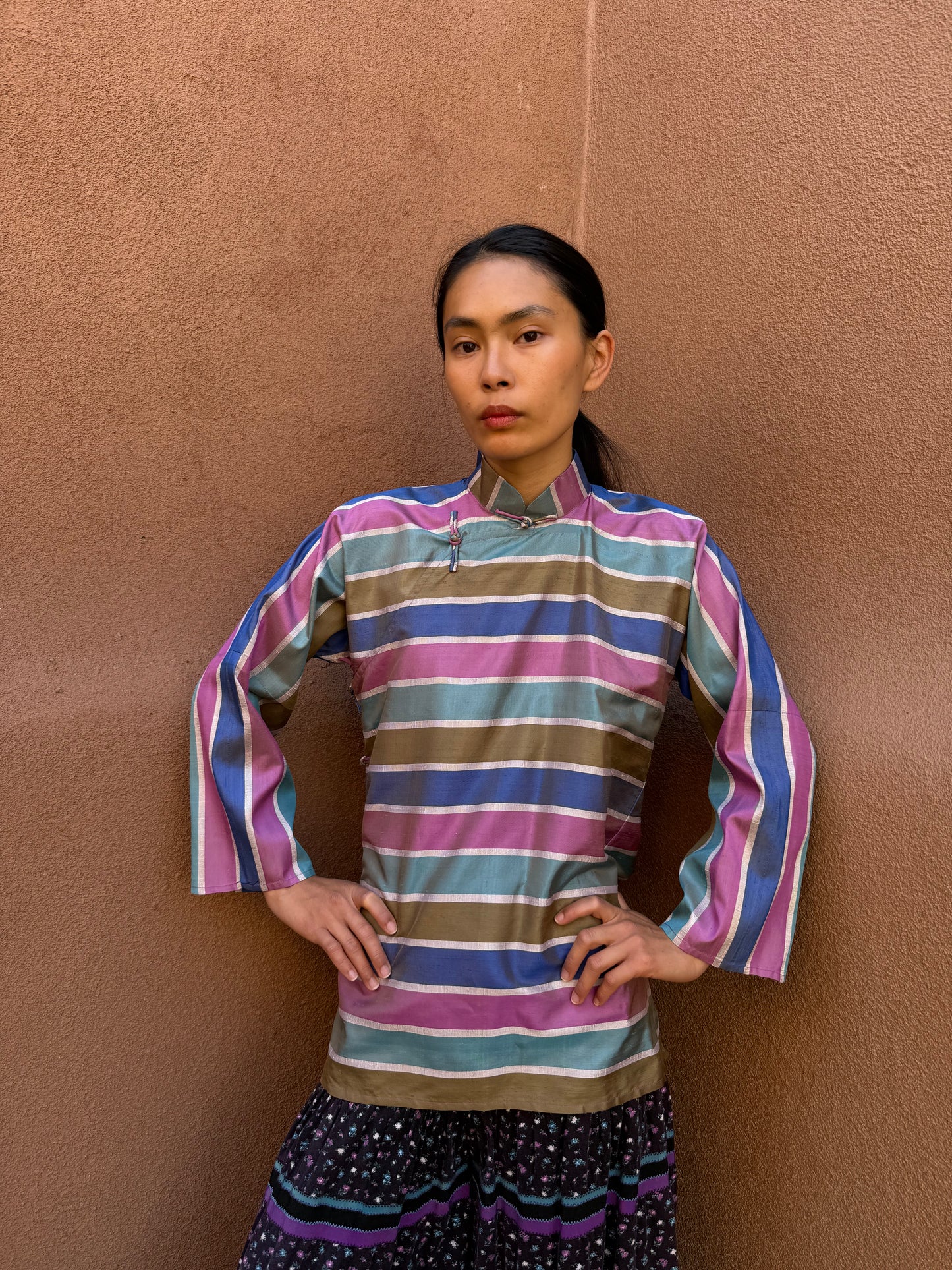Vintage 80s Silk Top