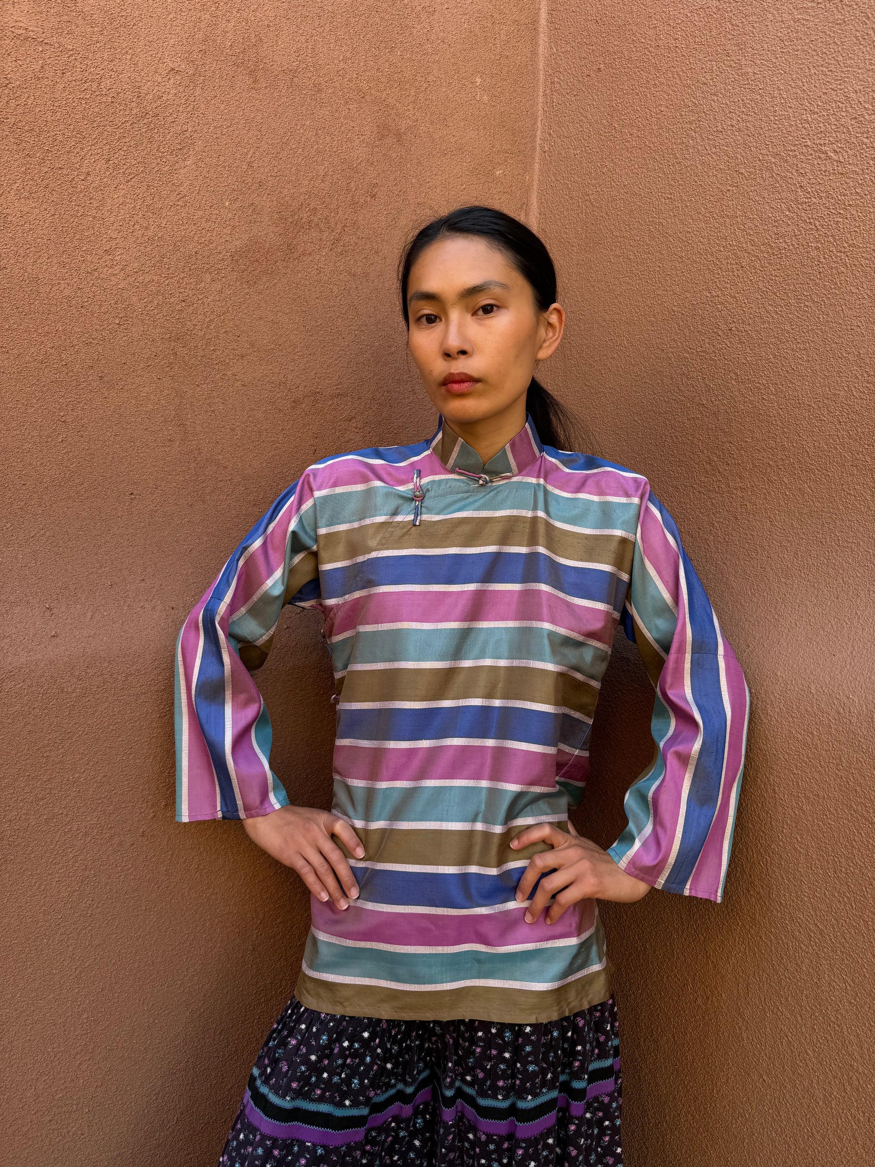 Vintage 80s Silk Top