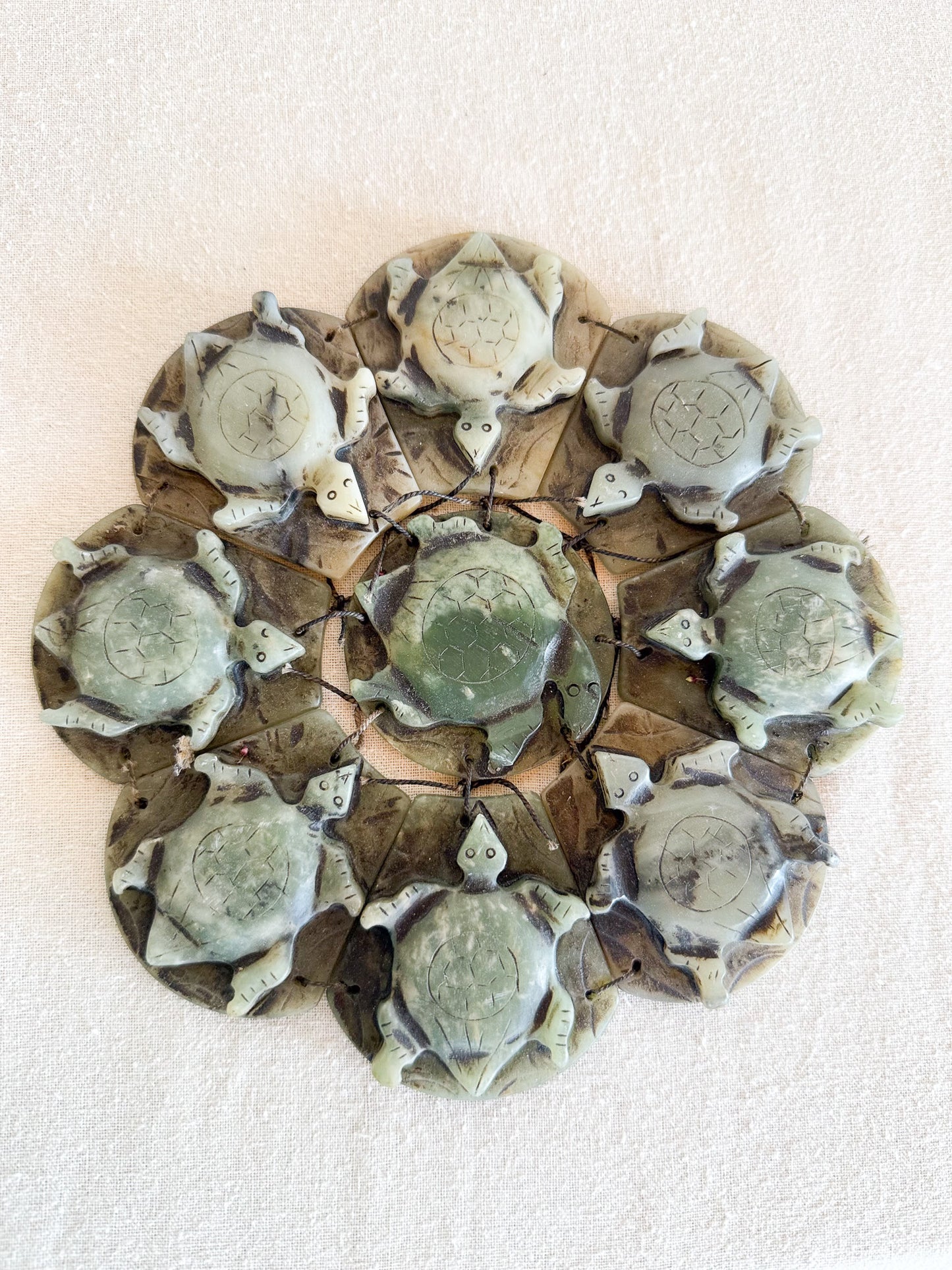 Vintage Chinese Jade Turtles