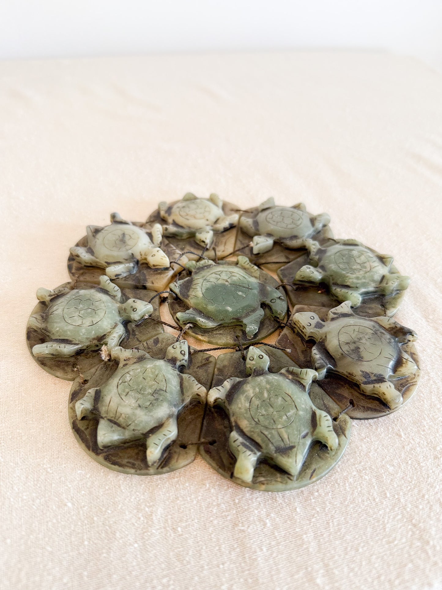 Vintage Chinese Jade Turtles