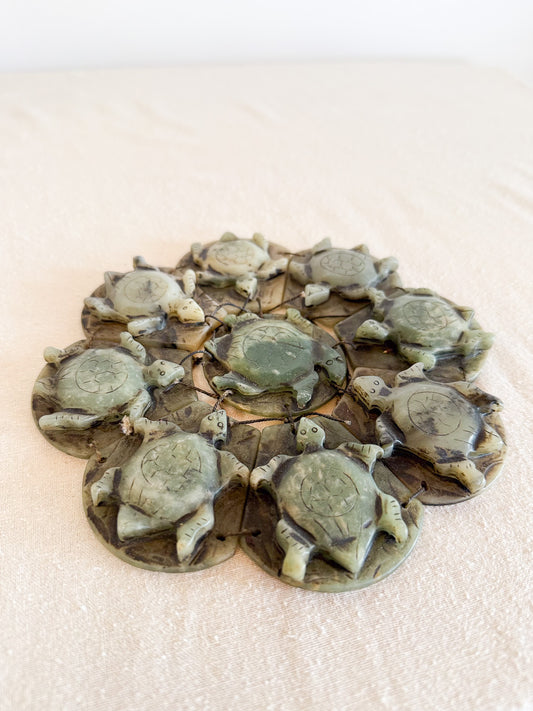 Vintage Chinese Jade Turtles