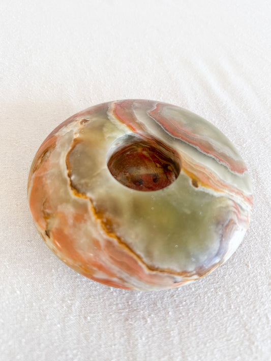 Vintage Marble Votive Holder