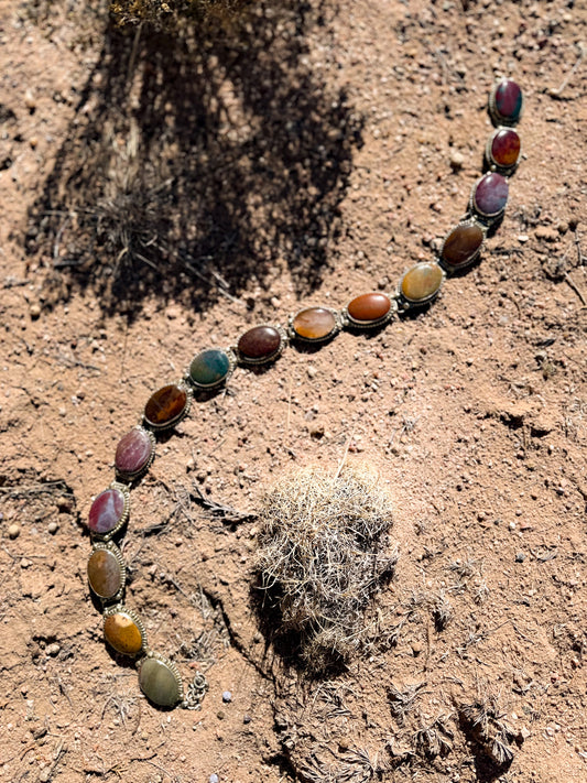 Rare Vintage 70s Agate Belt