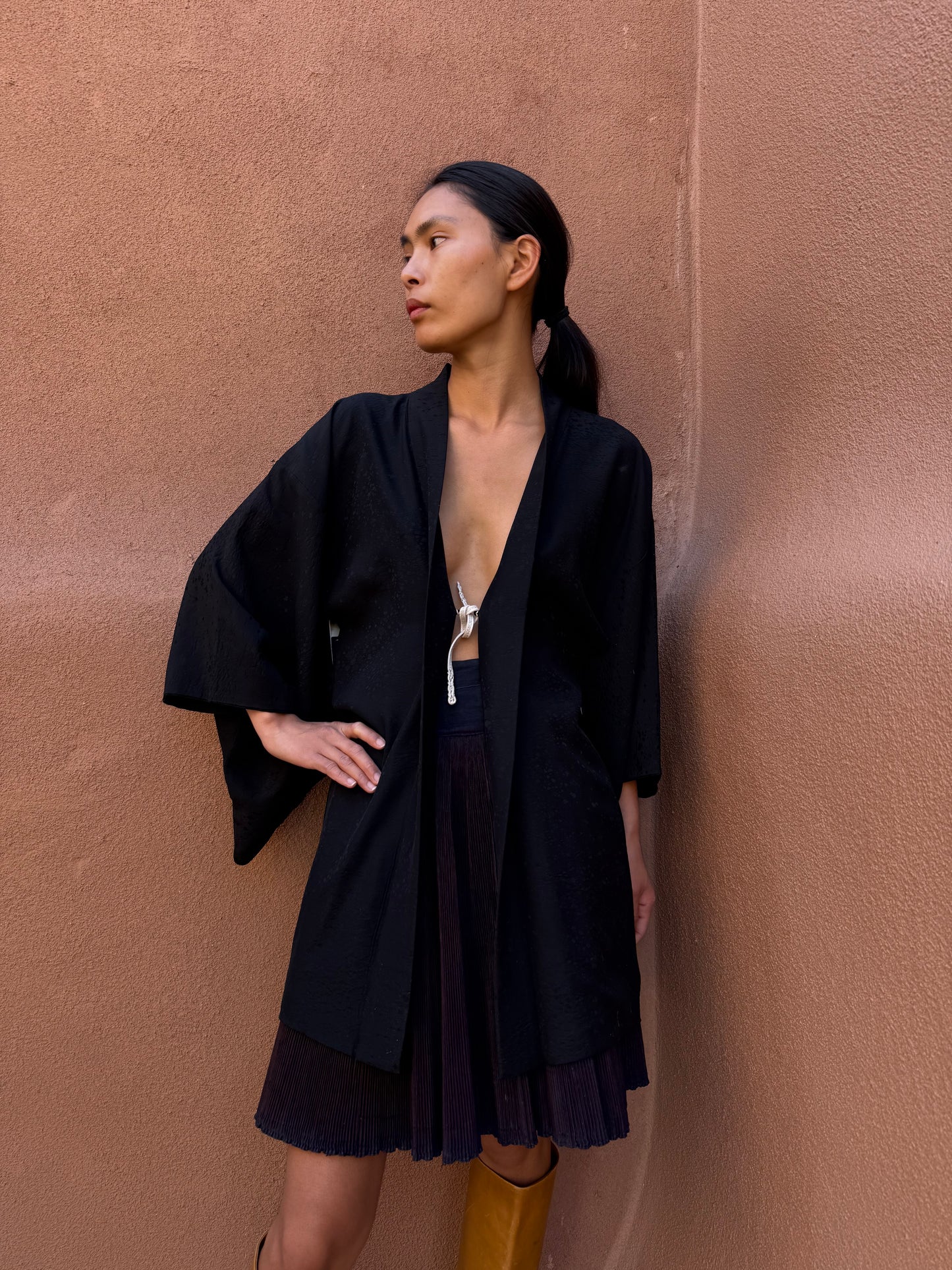 Vintage Silk Kimono Jacket