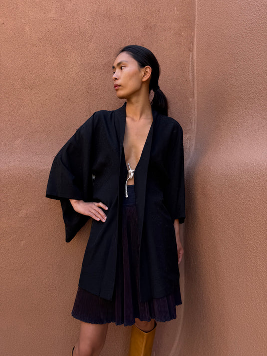 Vintage Silk Kimono Jacket