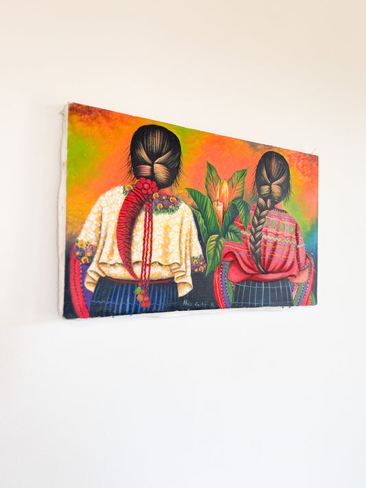 Vintage Mexican Folk Art Painting