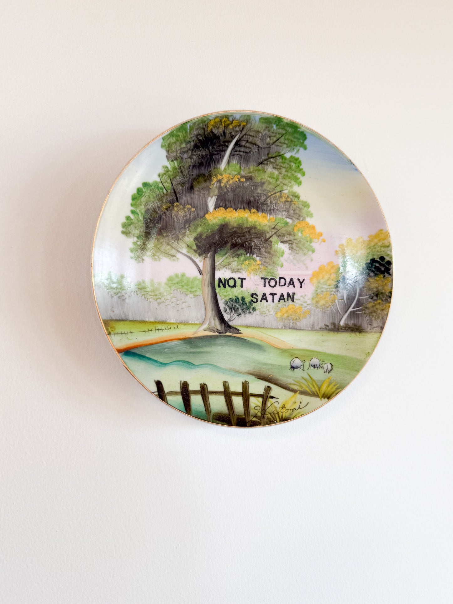 Vintage Ornamental Plate