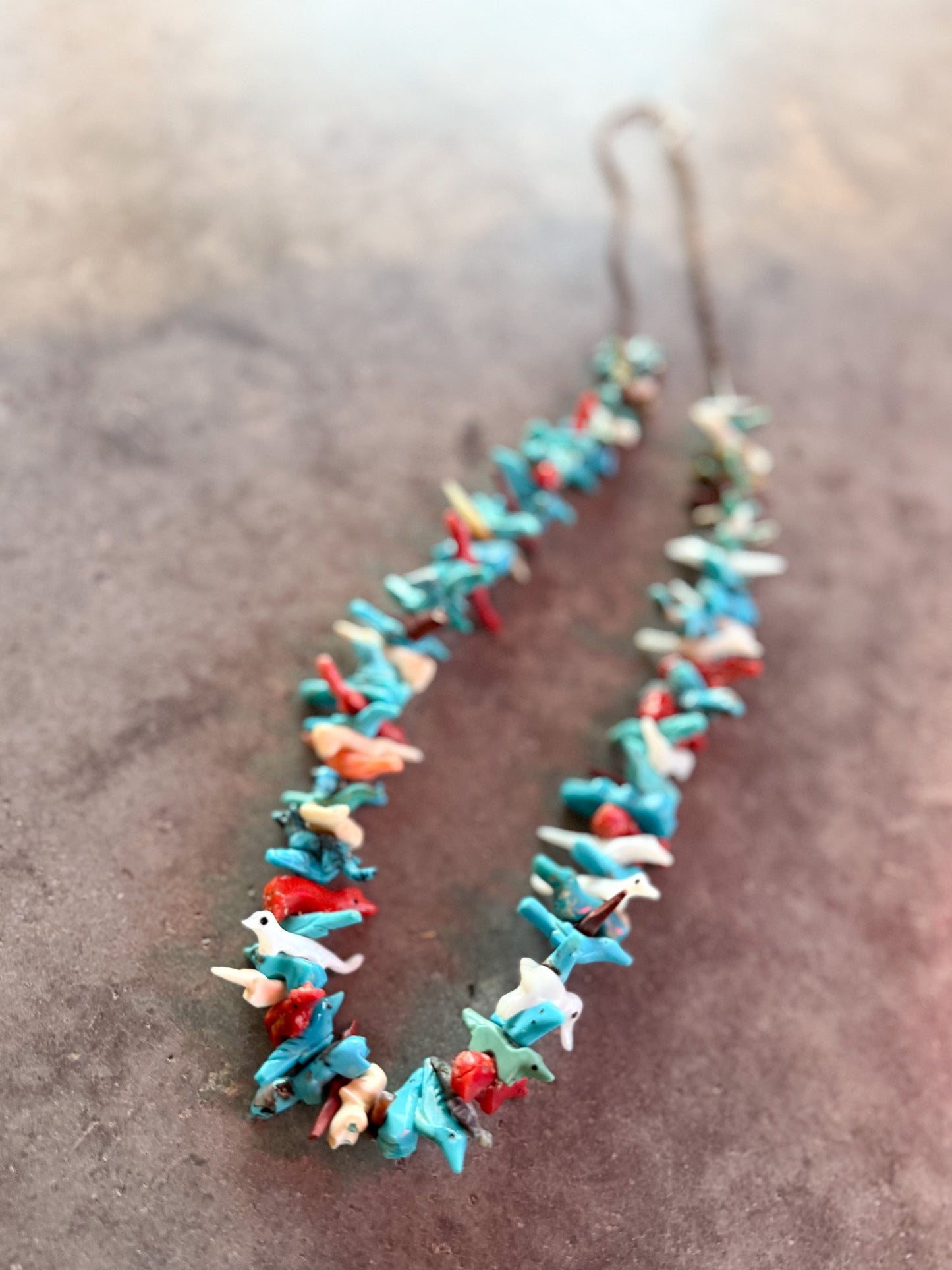🤎 Vintage Carved Fetish Necklace