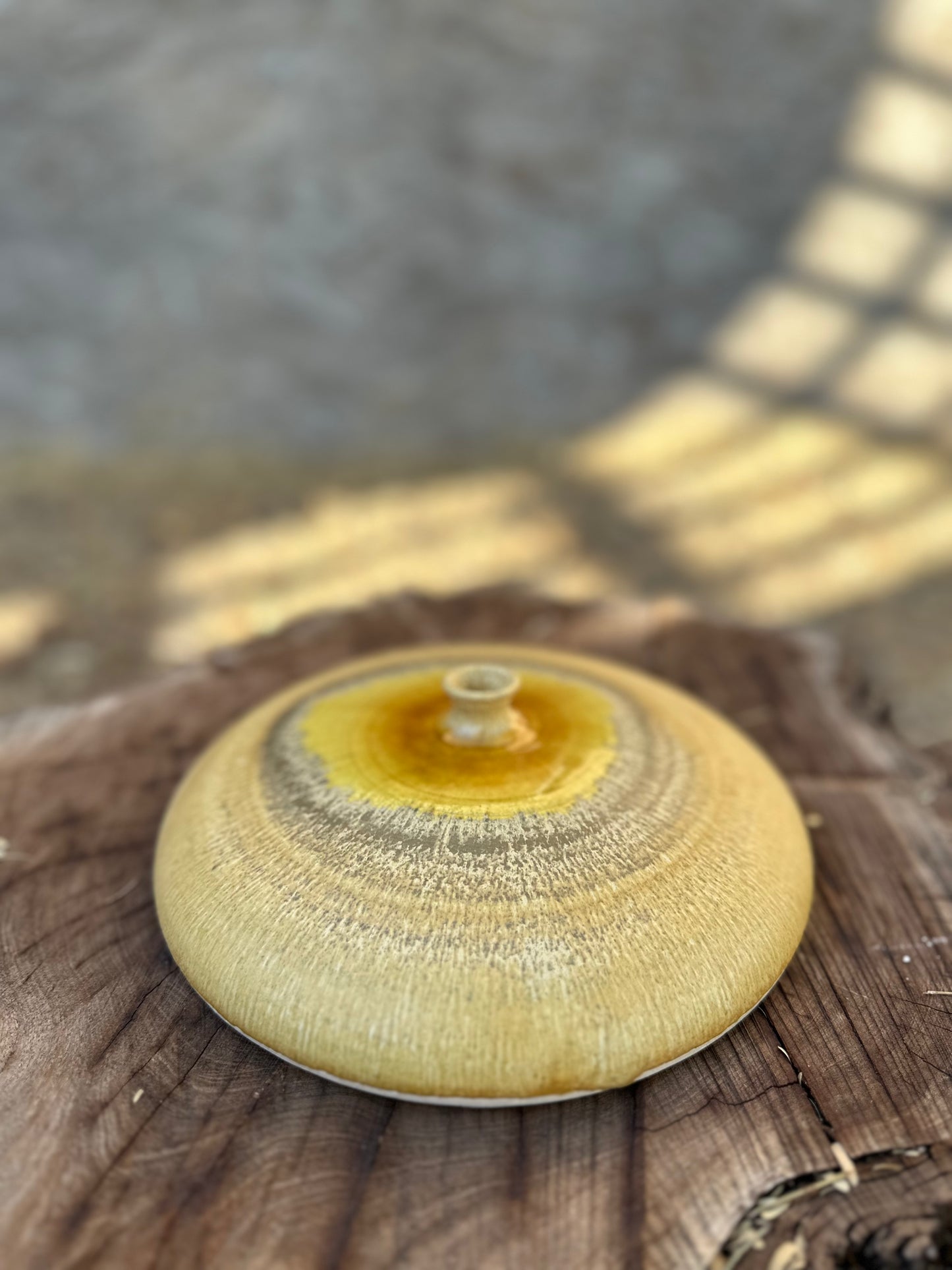Vintage 70s Ceramic Bud Vase