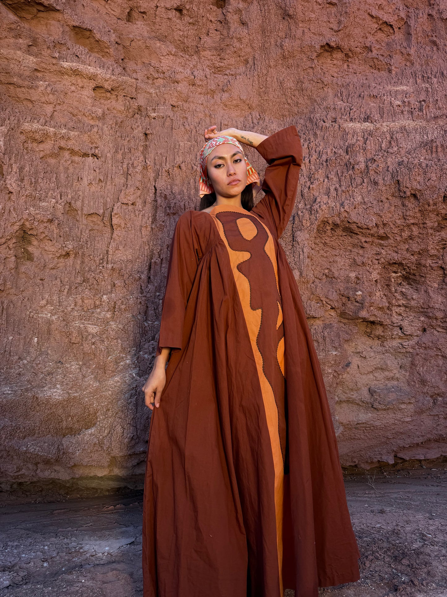 Vintage 70s Folk Dress