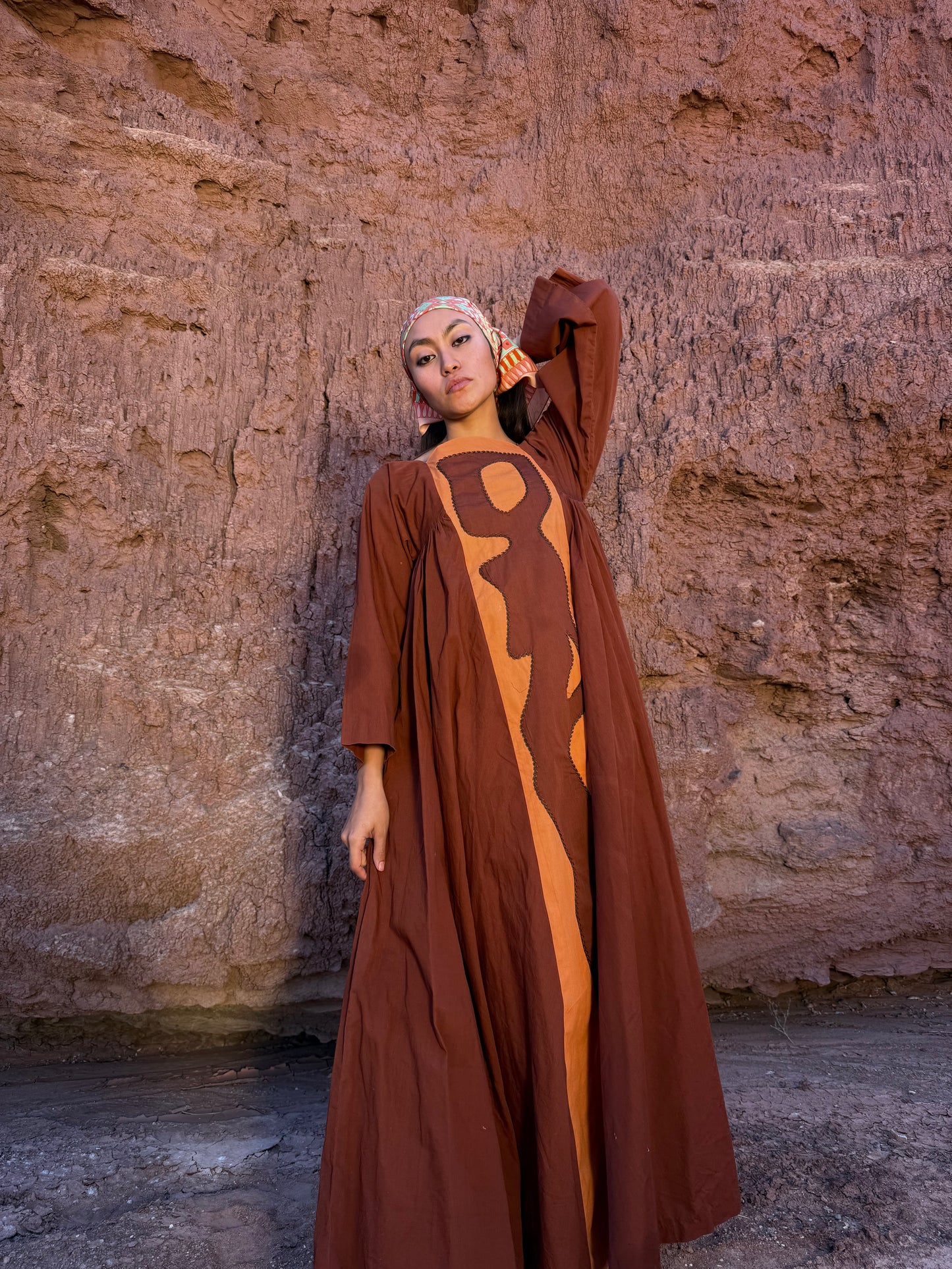 Vintage 70s Folk Dress