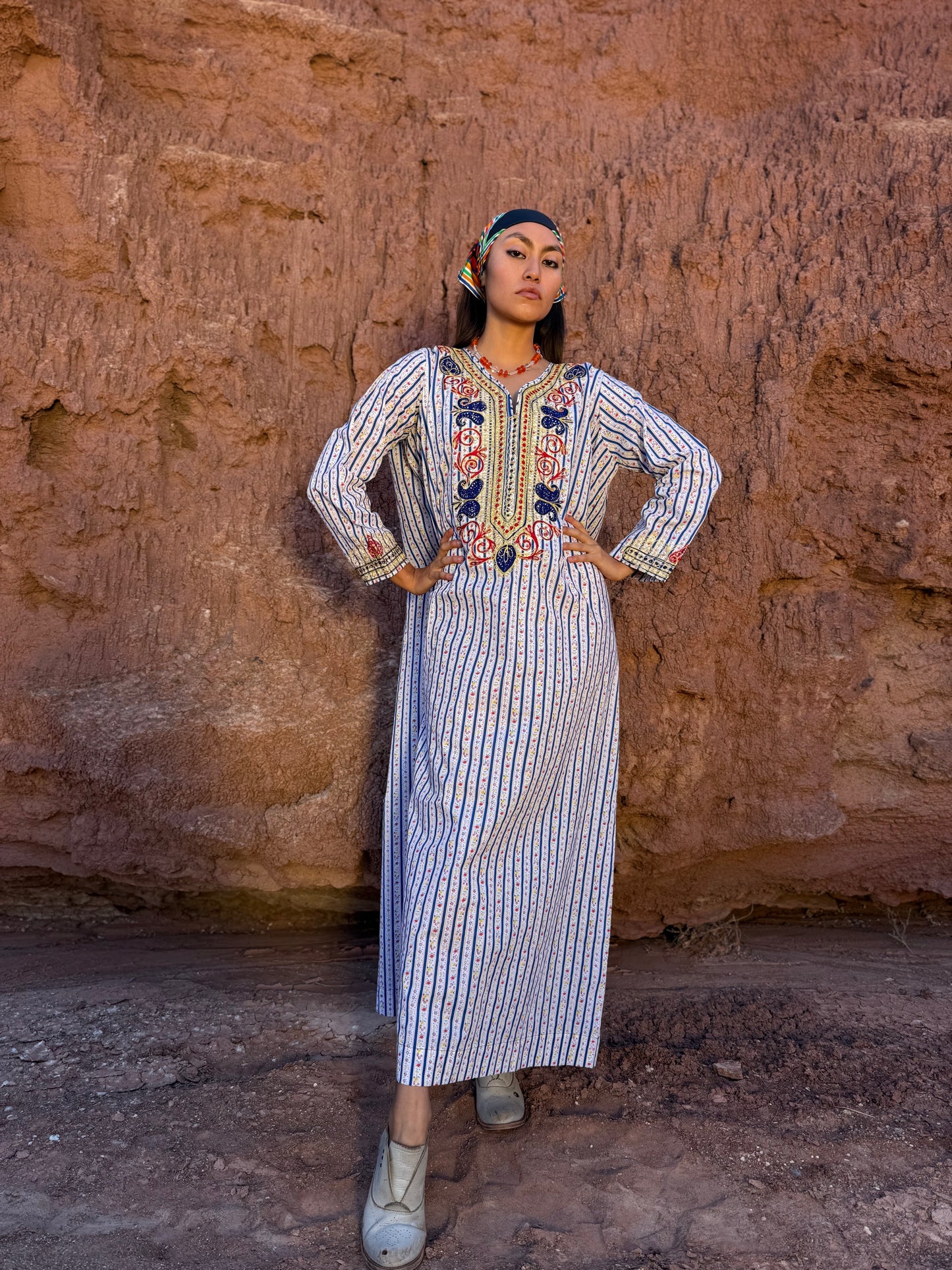 Vintage Embroidered Caftan