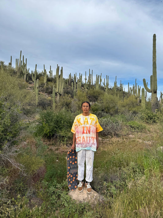 Limited Edition Hand Dyed Tees- Skate in Beauty