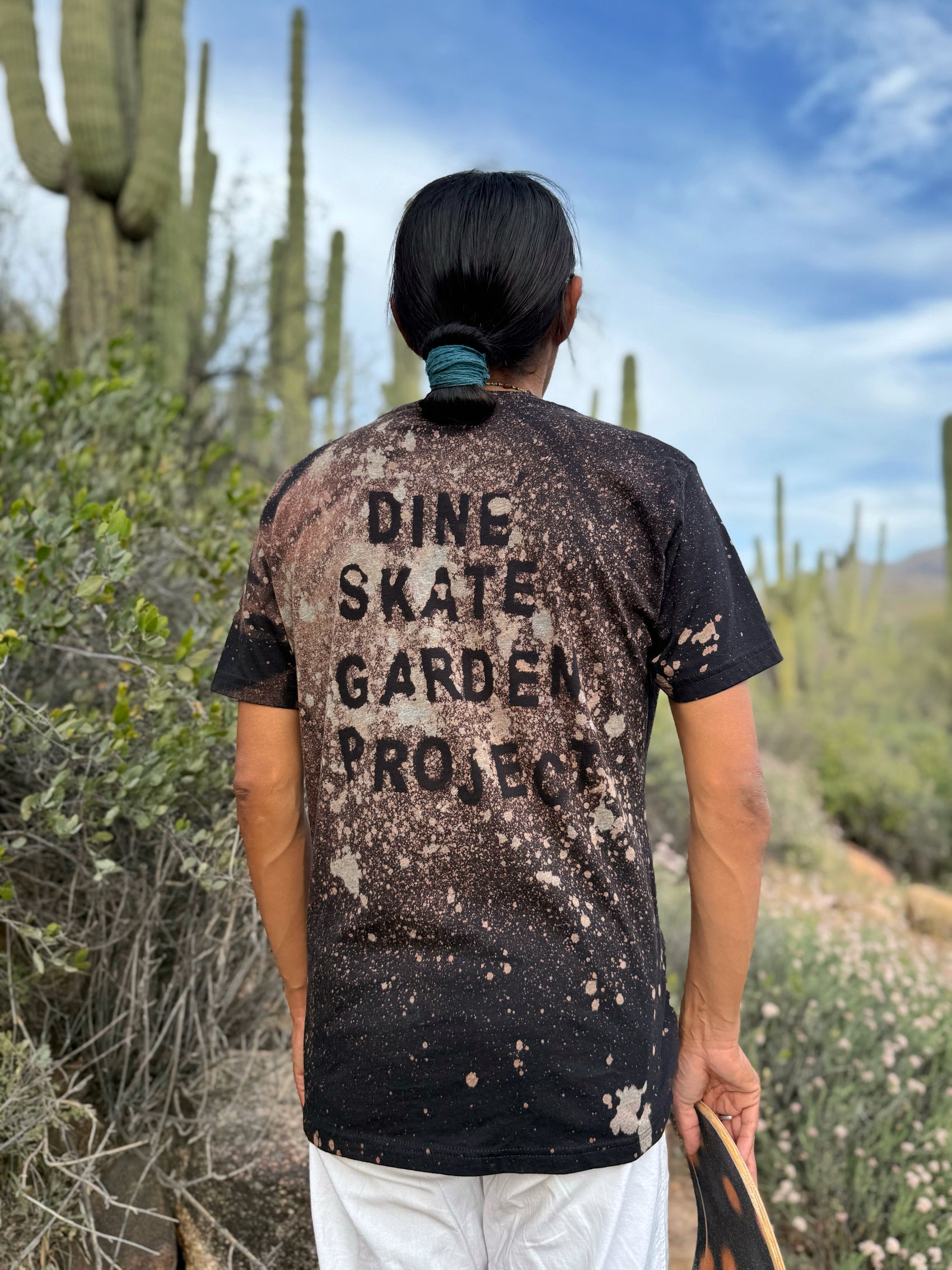 Limited Edition Hand Dyed Tees- DINÉ SKATE GARDEN PROJECT