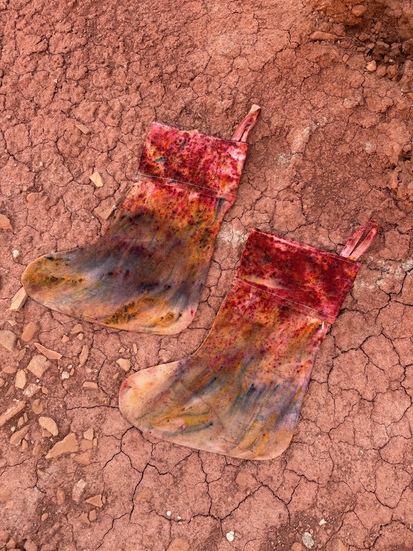 Limited Edition Hand-dyed Canvas Stockings