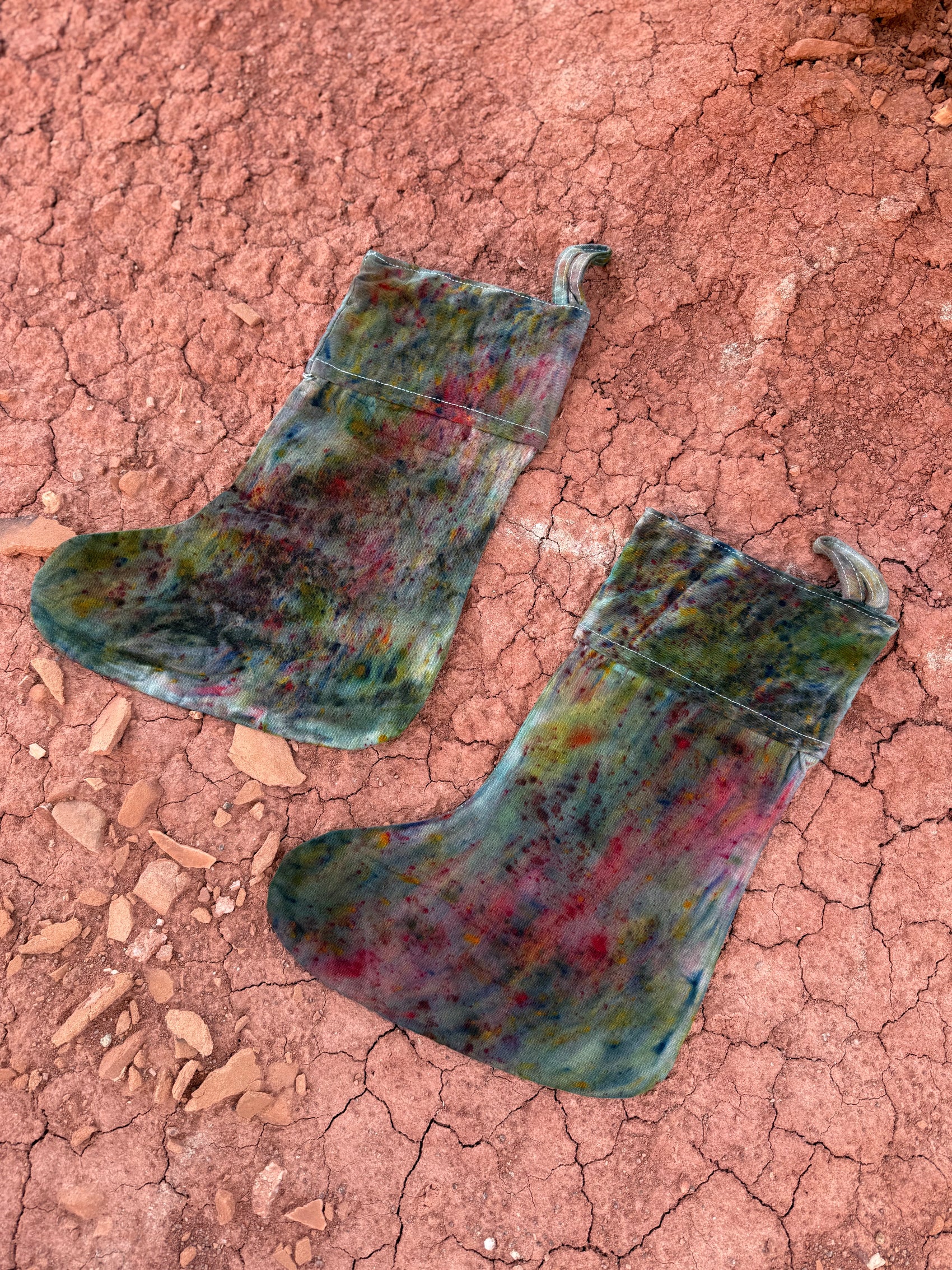 Limited Edition Hand-dyed Canvas Stockings