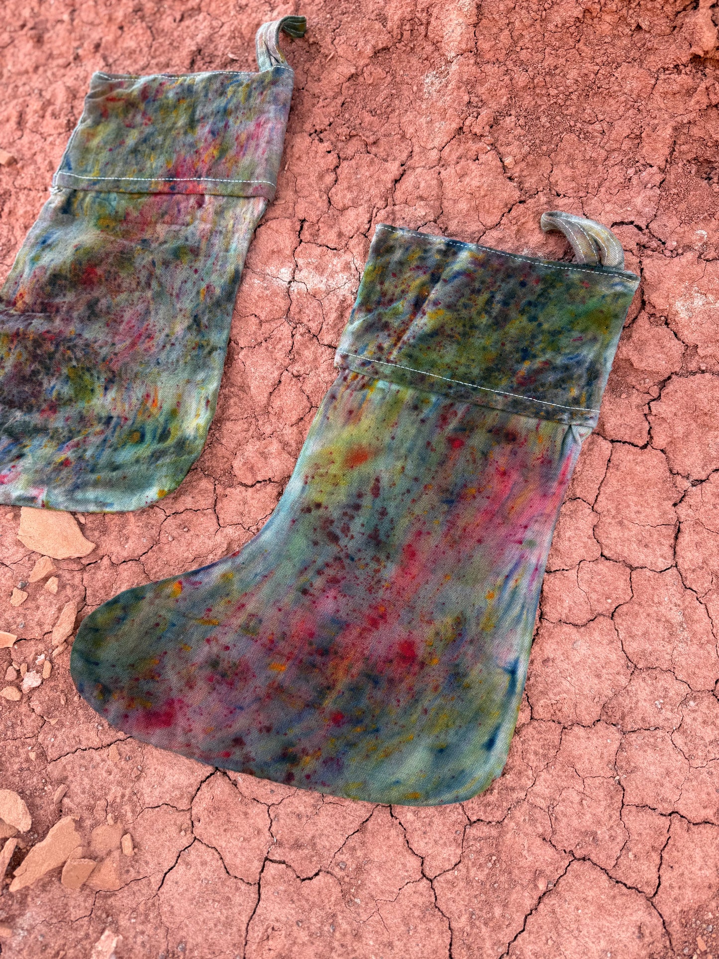 Limited Edition Hand-dyed Canvas Stockings