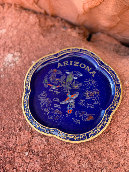 Vintage Tourist Metal Tray