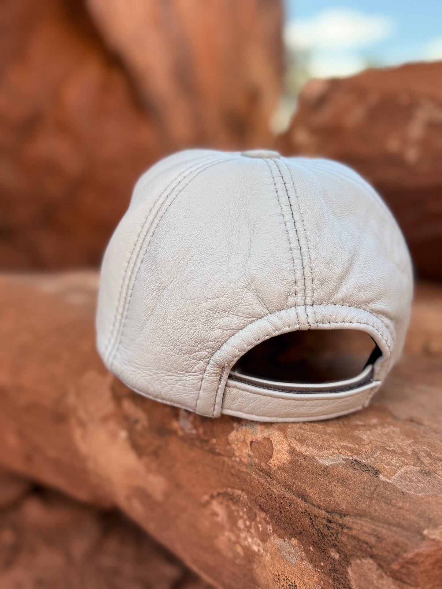 Handpainted Lambskin Baseball Cap - Rezilience