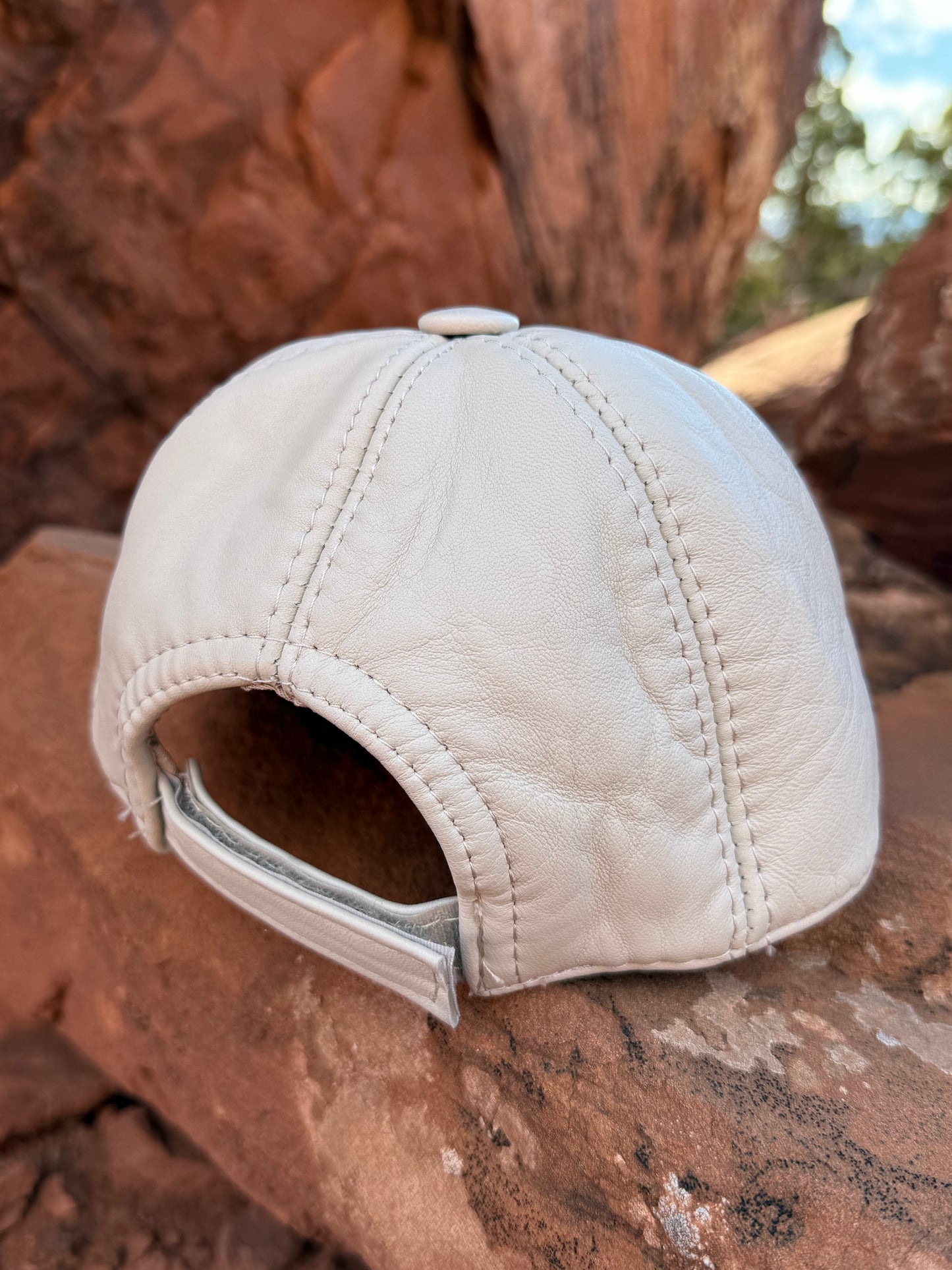 Handpainted Lambskin Baseball Cap - Rezilience