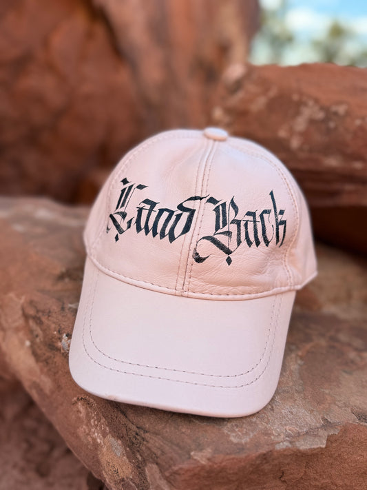 Handpainted Lambskin Baseball Cap - Land Back